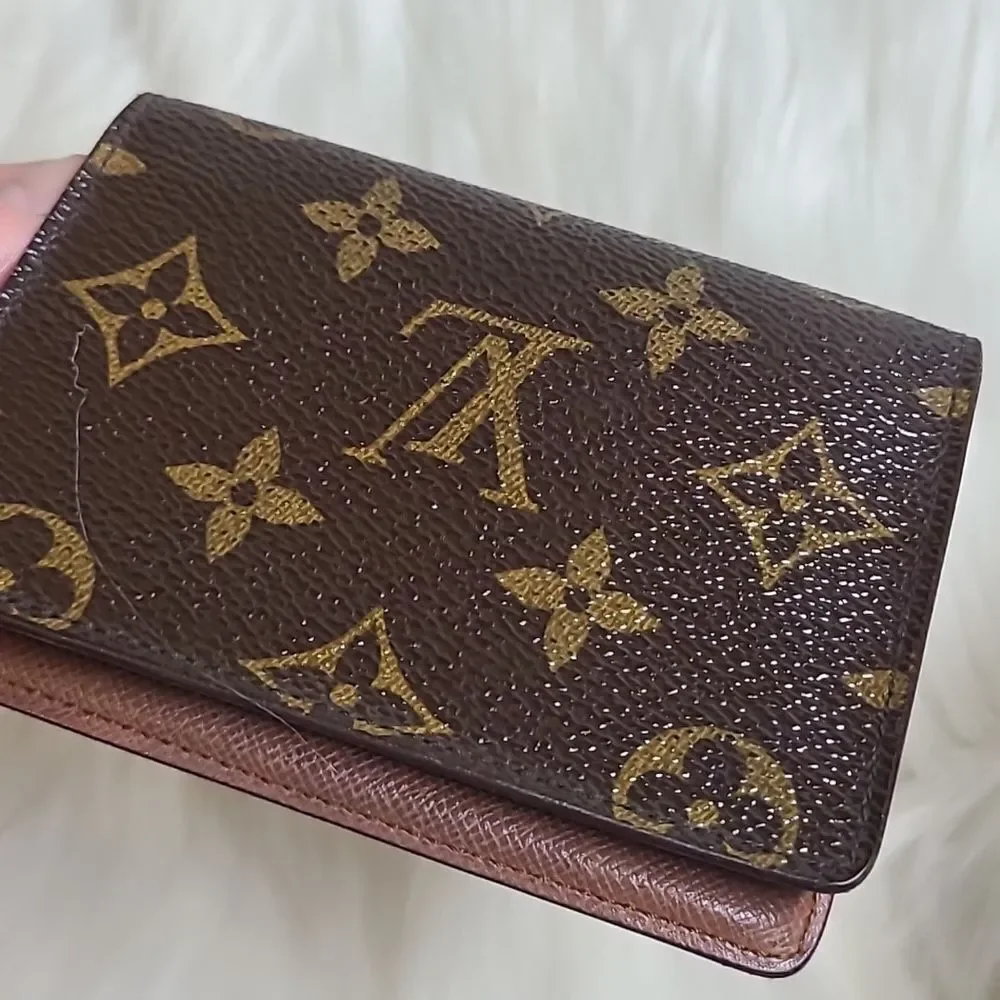💯Authentic Louis Vuitton Monogram Card Holder🍀